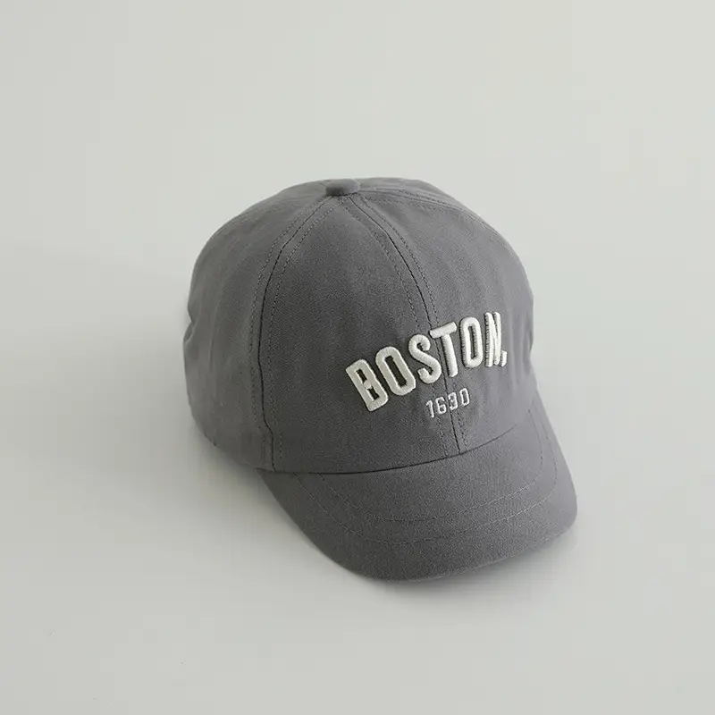 Boston 1930 Embroidered Cap for Boys Girls Spring Autumn - Image 6