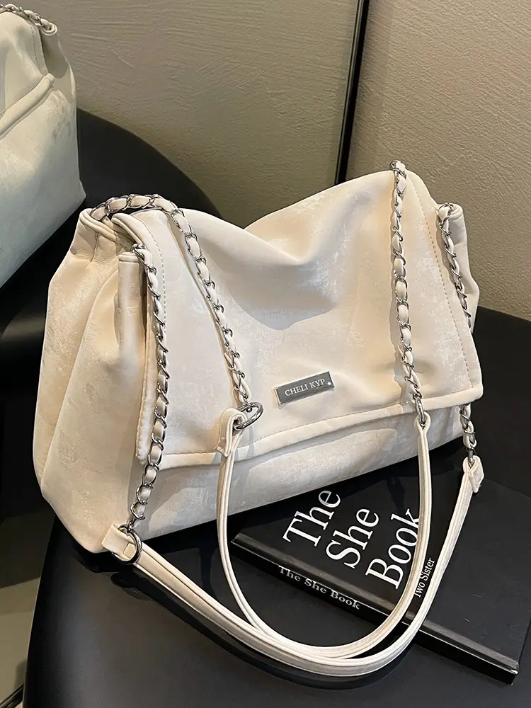 Pink Chain Shoulder Bag for Women - Image 7