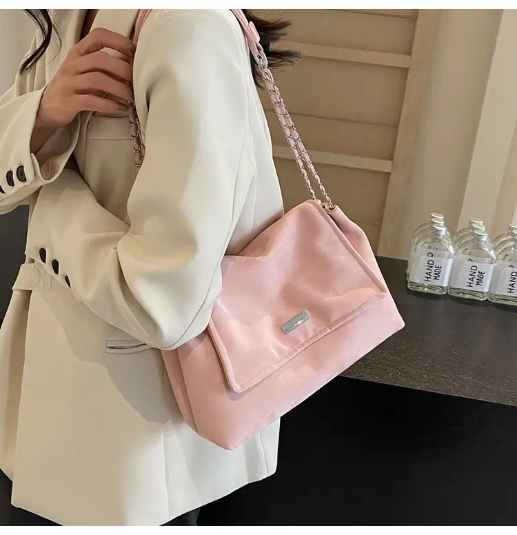 Pink Chain Shoulder Bag for Women — feature 23