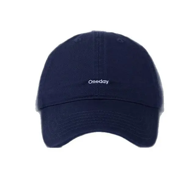 Women Retro Face Small Embroidered Cap Navy White Gray - Image 10