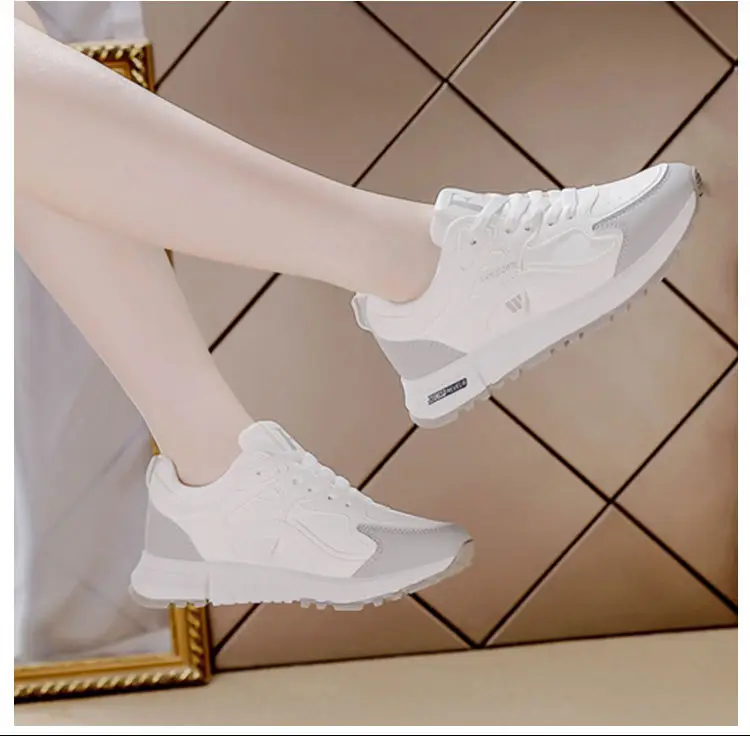 Women's Forrest Gump Shoes 2025 Summer New Leather Lightweight All-match Running Sports Casual Women's Shoes Flat Small Leather Shoes — feature 2