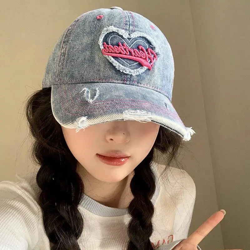 Women Retro Hole Peaked Cap Baseball Cap - Image 6