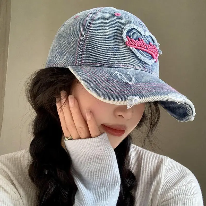 Women Retro Hole Peaked Cap Baseball Cap - Image 7
