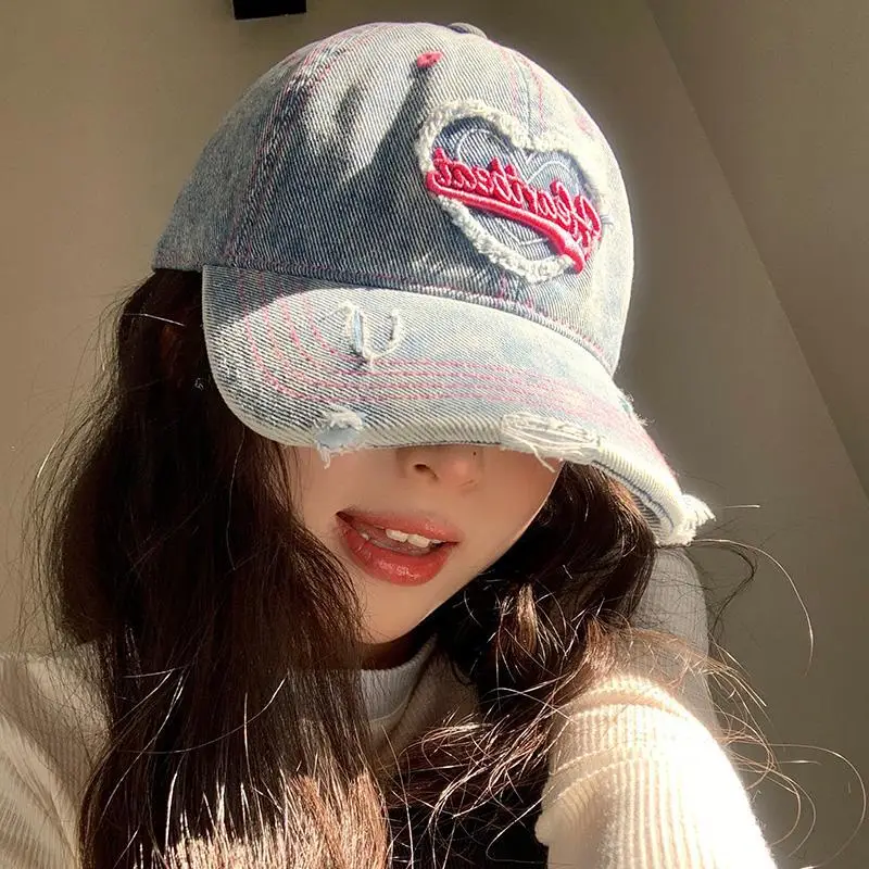 Women Retro Hole Peaked Cap Baseball Cap - Image 8