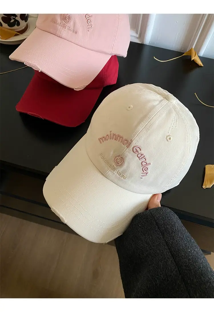 Women Pink Baseball Cap Wide Brim Same Style — feature 12