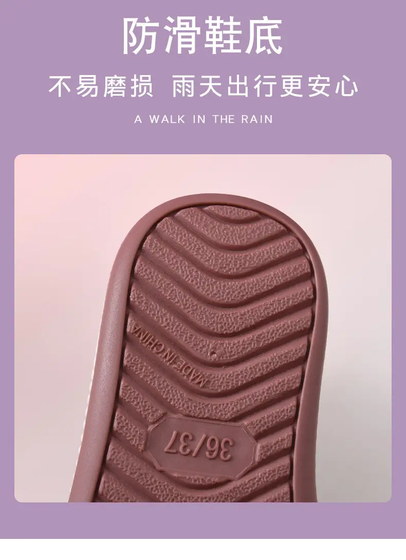 Wholesale mid-barrel corset eva rain boots women's adult non-slip water shoes kitchen sea-driven soft bottom wear-resistant fashion rain boots — feature 9