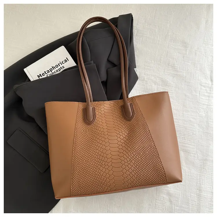 Women Crossbody Tote Bag Cream Large Capacity Spring Summer Commuter Bag — feature 10