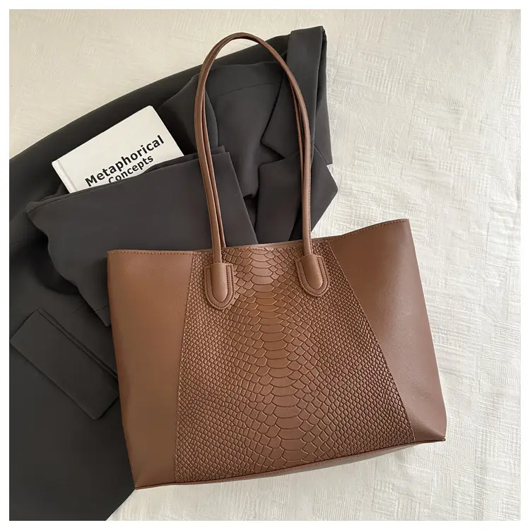 Women Crossbody Tote Bag Cream Large Capacity Spring Summer Commuter Bag — feature 12