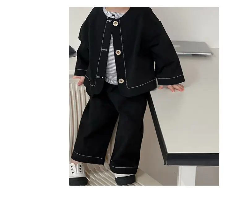 Boys Denim Jacket Spring Kids 2026 Korean Style — feature 5