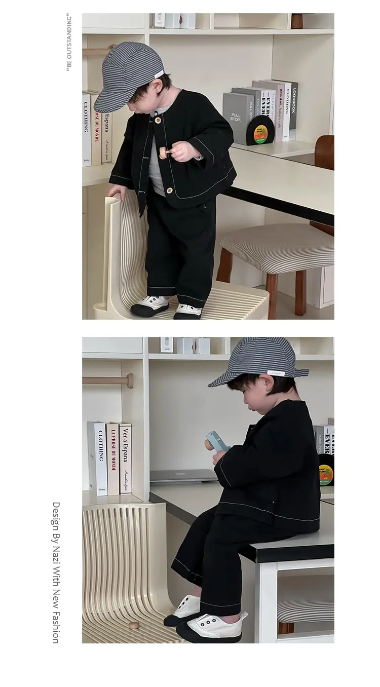 Boys Denim Jacket Spring Kids 2026 Korean Style — feature 8