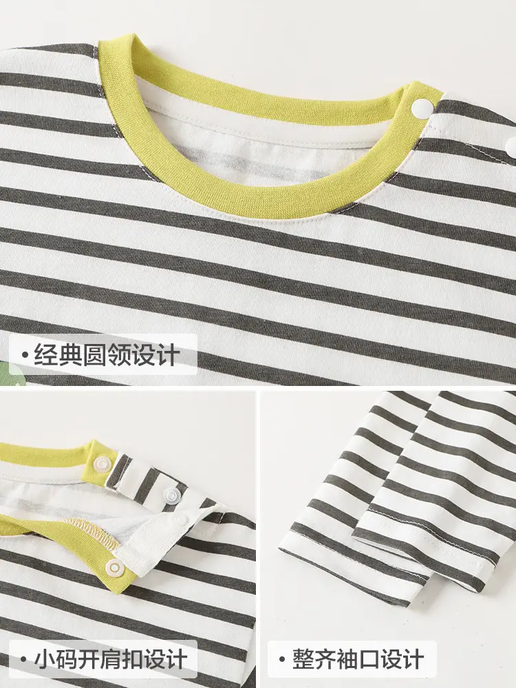 Kaka Panda Boys Long Sleeve T-Shirt Spring Outfit - Image 8