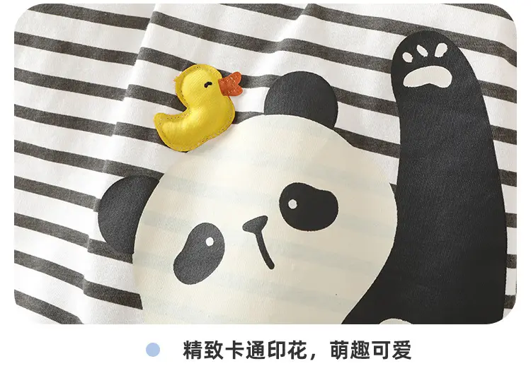 Kaka Panda Boys Long Sleeve T-Shirt Spring Outfit — feature 19
