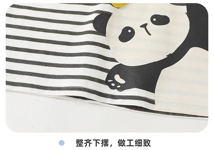 Kaka Panda Boys Long Sleeve T-Shirt Spring Outfit — feature 20