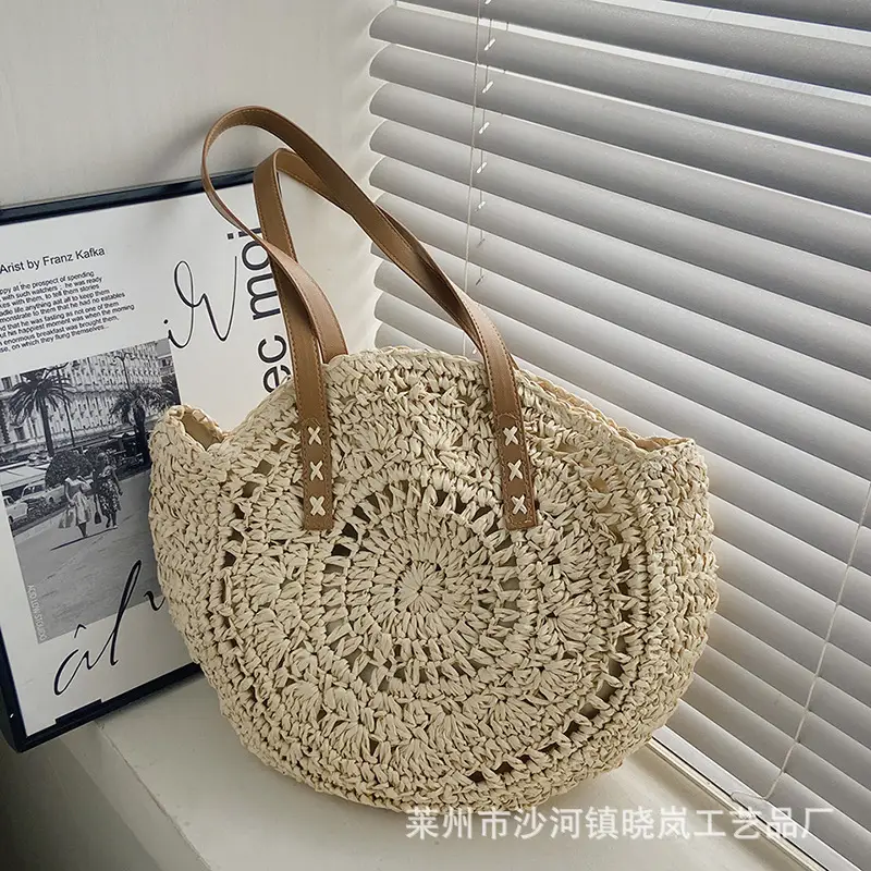 2025 Round Paper Rope Woven Bag for Women — feature 11