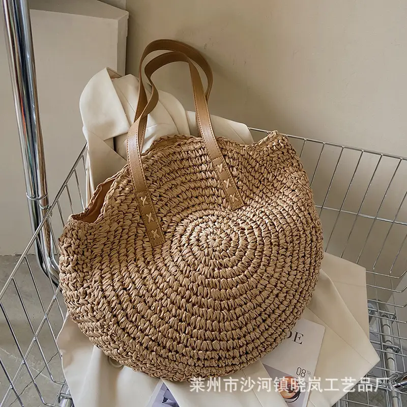 2025 Round Paper Rope Woven Bag for Women — feature 12