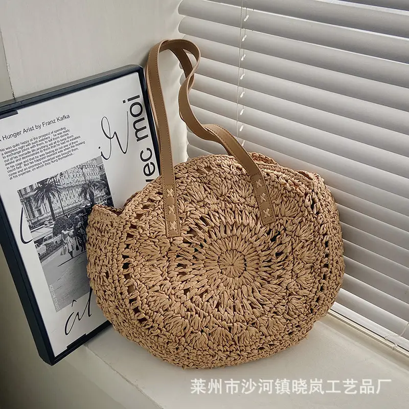 2025 Round Paper Rope Woven Bag for Women — feature 13