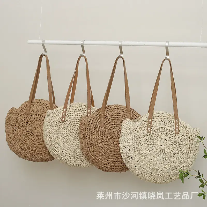 2025 Round Paper Rope Woven Bag for Women — feature 14
