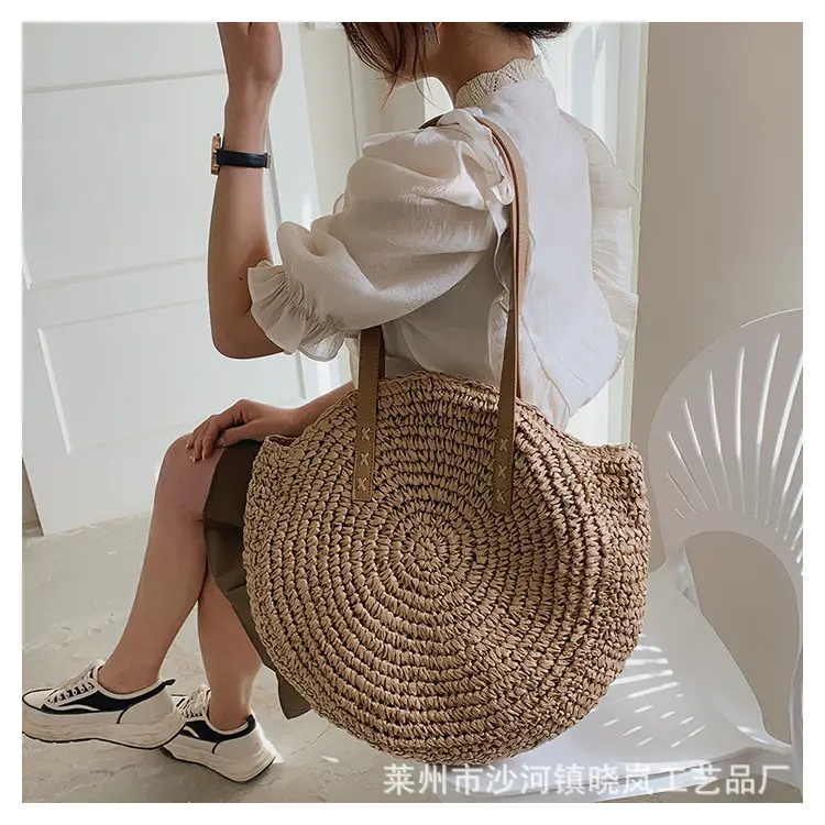 2025 Round Paper Rope Woven Bag for Women — feature 15