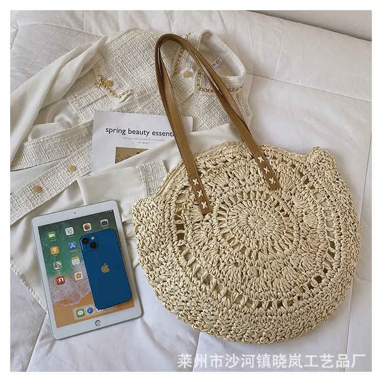 2025 Round Paper Rope Woven Bag for Women — feature 20