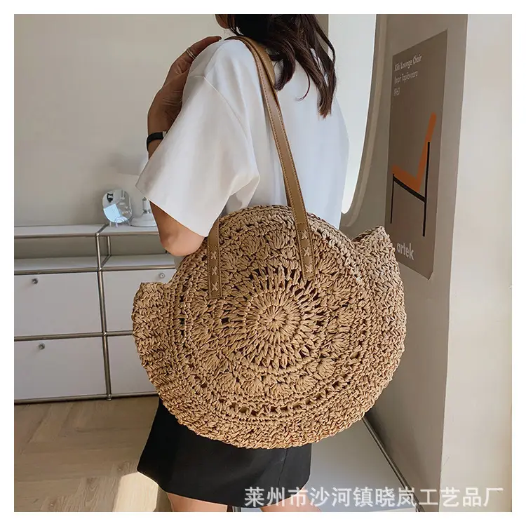 2025 Round Paper Rope Woven Bag for Women — feature 9