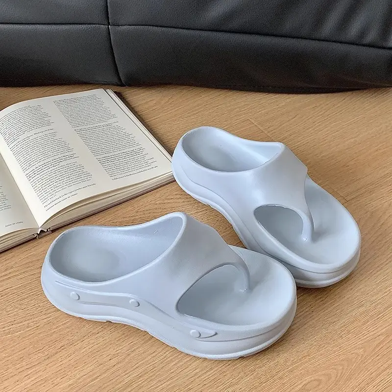 Women's Flip-Flops Slip-Flops Summer Non-Slip Korean Style Soft Bottom Thick Bottom Ins Trendy All-Match Comfortable Flip-Flops - Image 9