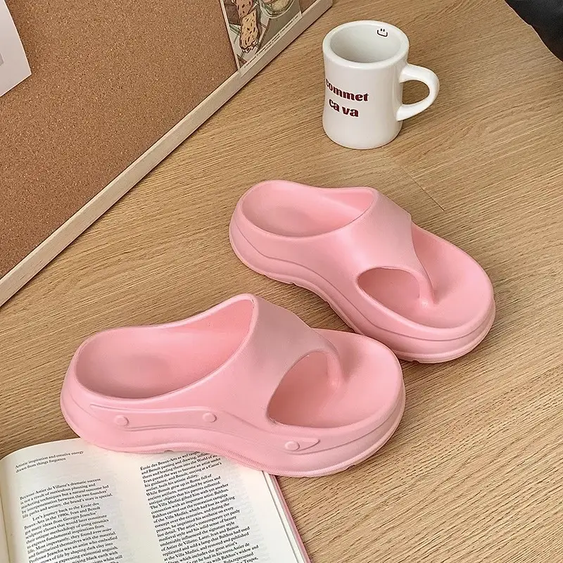 Women's Flip-Flops Slip-Flops Summer Non-Slip Korean Style Soft Bottom Thick Bottom Ins Trendy All-Match Comfortable Flip-Flops — feature 2