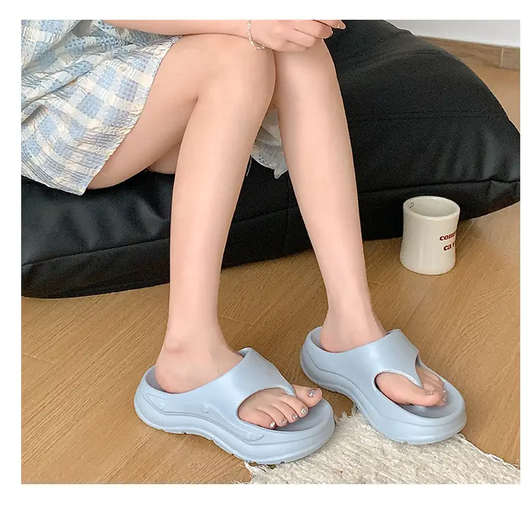 Women's Flip-Flops Slip-Flops Summer Non-Slip Korean Style Soft Bottom Thick Bottom Ins Trendy All-Match Comfortable Flip-Flops — feature 21