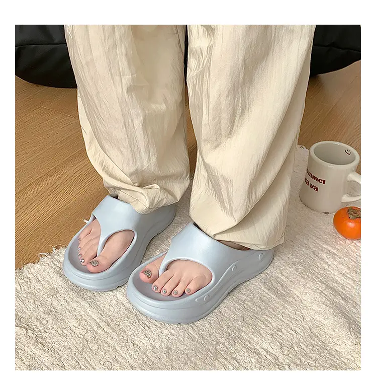 Women's Flip-Flops Slip-Flops Summer Non-Slip Korean Style Soft Bottom Thick Bottom Ins Trendy All-Match Comfortable Flip-Flops — feature 22