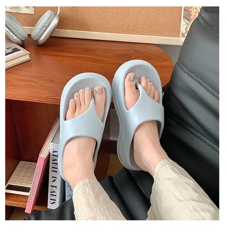 Women's Flip-Flops Slip-Flops Summer Non-Slip Korean Style Soft Bottom Thick Bottom Ins Trendy All-Match Comfortable Flip-Flops — feature 23