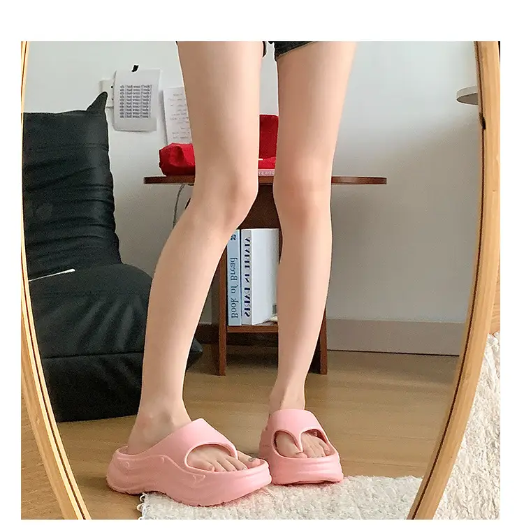 Women's Flip-Flops Slip-Flops Summer Non-Slip Korean Style Soft Bottom Thick Bottom Ins Trendy All-Match Comfortable Flip-Flops — feature 25