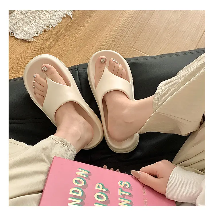 Women's Flip-Flops Slip-Flops Summer Non-Slip Korean Style Soft Bottom Thick Bottom Ins Trendy All-Match Comfortable Flip-Flops — feature 30