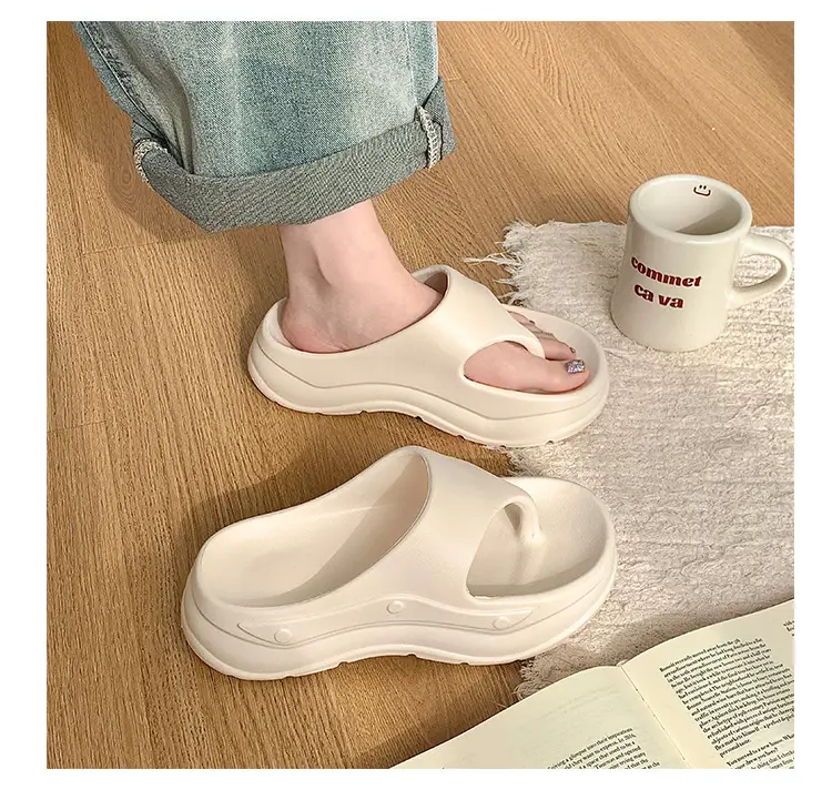 Women's Flip-Flops Slip-Flops Summer Non-Slip Korean Style Soft Bottom Thick Bottom Ins Trendy All-Match Comfortable Flip-Flops — feature 31