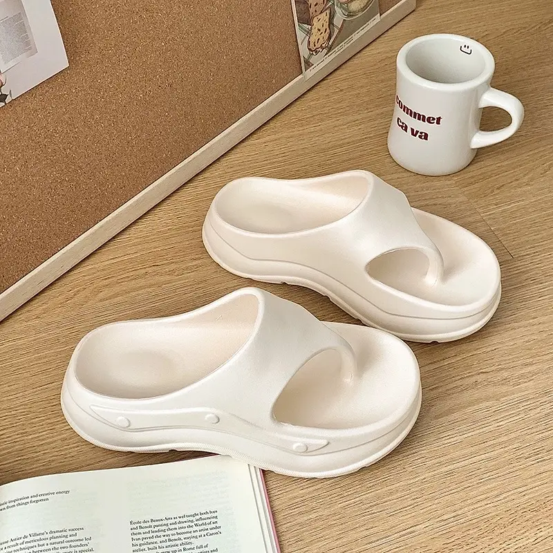 Women's Flip-Flops Slip-Flops Summer Non-Slip Korean Style Soft Bottom Thick Bottom Ins Trendy All-Match Comfortable Flip-Flops — feature 7
