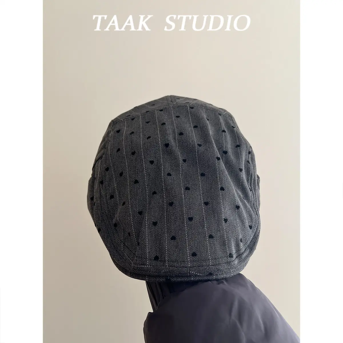 South Korea Ins Love Progressive Cap for Kids Spring Autumn Retro Literary Niche Beret Tide Cap Painter's Cap - Image 3