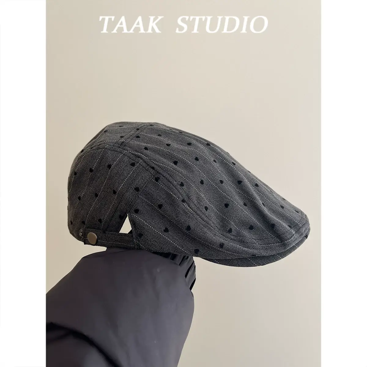 South Korea Ins Love Progressive Cap for Kids Spring Autumn Retro Literary Niche Beret Tide Cap Painter's Cap — feature 1