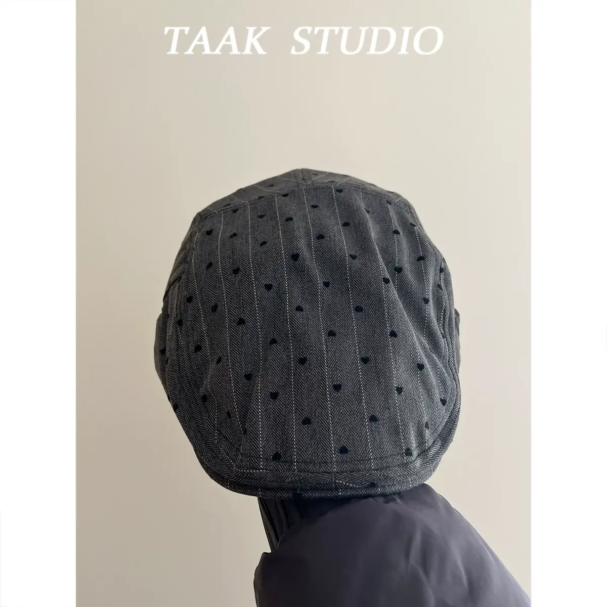 South Korea Ins Love Progressive Cap for Kids Spring Autumn Retro Literary Niche Beret Tide Cap Painter's Cap — feature 2
