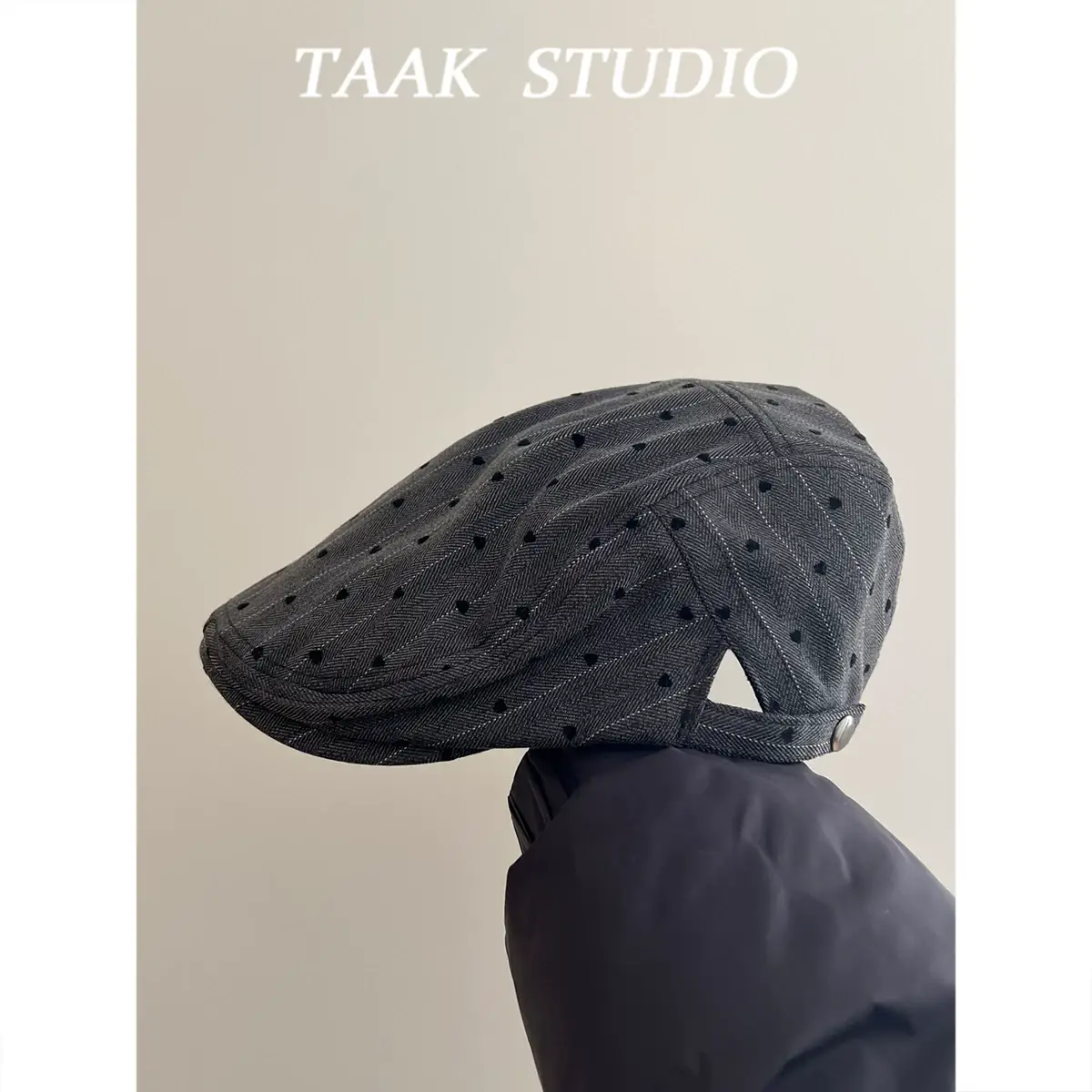 South Korea Ins Love Progressive Cap for Kids Spring Autumn Retro Literary Niche Beret Tide Cap Painter's Cap — feature 3