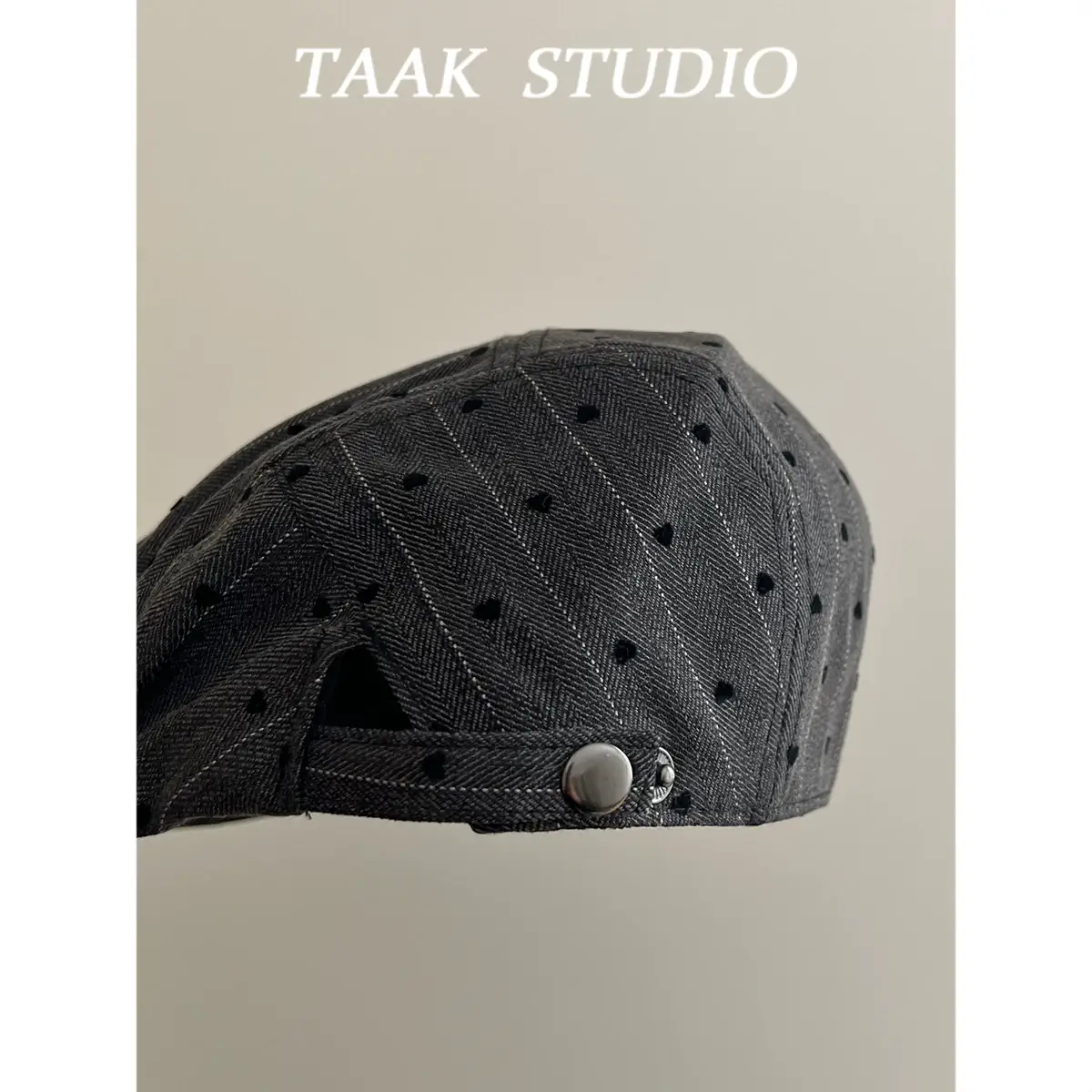 South Korea Ins Love Progressive Cap for Kids Spring Autumn Retro Literary Niche Beret Tide Cap Painter's Cap — feature 4