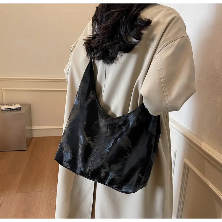 White Korean Style Underarm Tote Bag for Women — feature 18