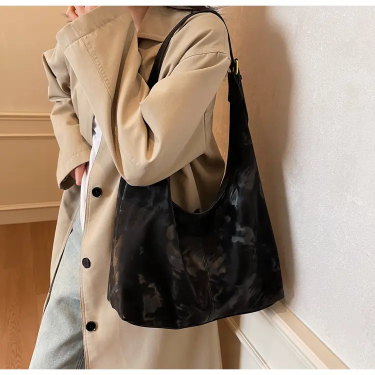 White Korean Style Underarm Tote Bag for Women — feature 21