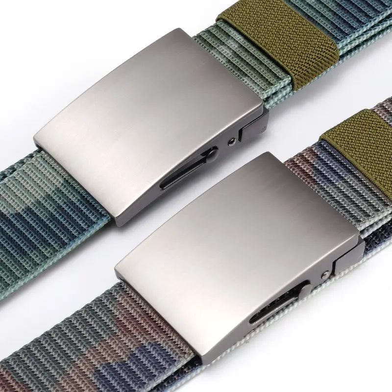 Men's Camo Tactical Belt with Alloy Buckle - Image 5