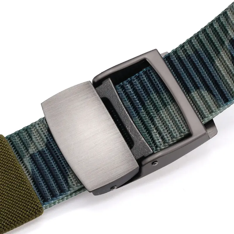 Men's Camo Tactical Belt with Alloy Buckle - Image 7