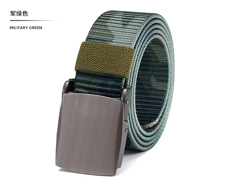 Men's Camo Tactical Belt with Alloy Buckle — feature 17