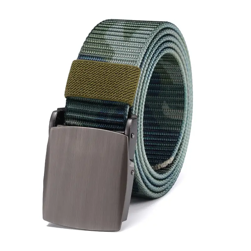 Men's Camo Tactical Belt with Alloy Buckle - Image 3