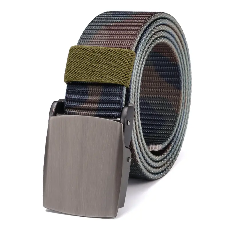 Men's Camo Tactical Belt with Alloy Buckle - Image 4