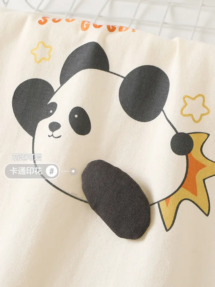Baby Long Sleeve T-Shirt Green White Cartoon Print - Image 5