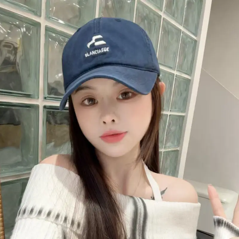 Women's Beige Baseball Cap with Sunshade & Logo — feature 13
