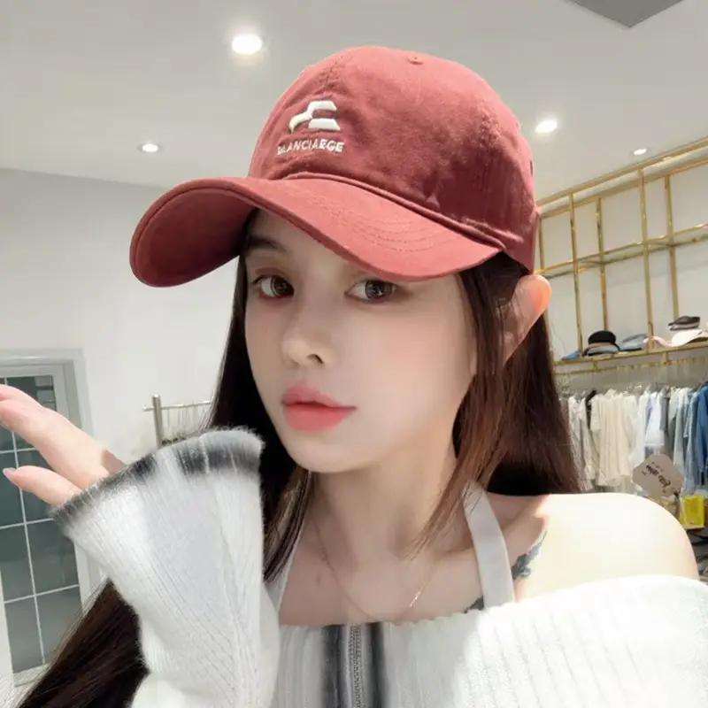 Women's Beige Baseball Cap with Sunshade & Logo — feature 9