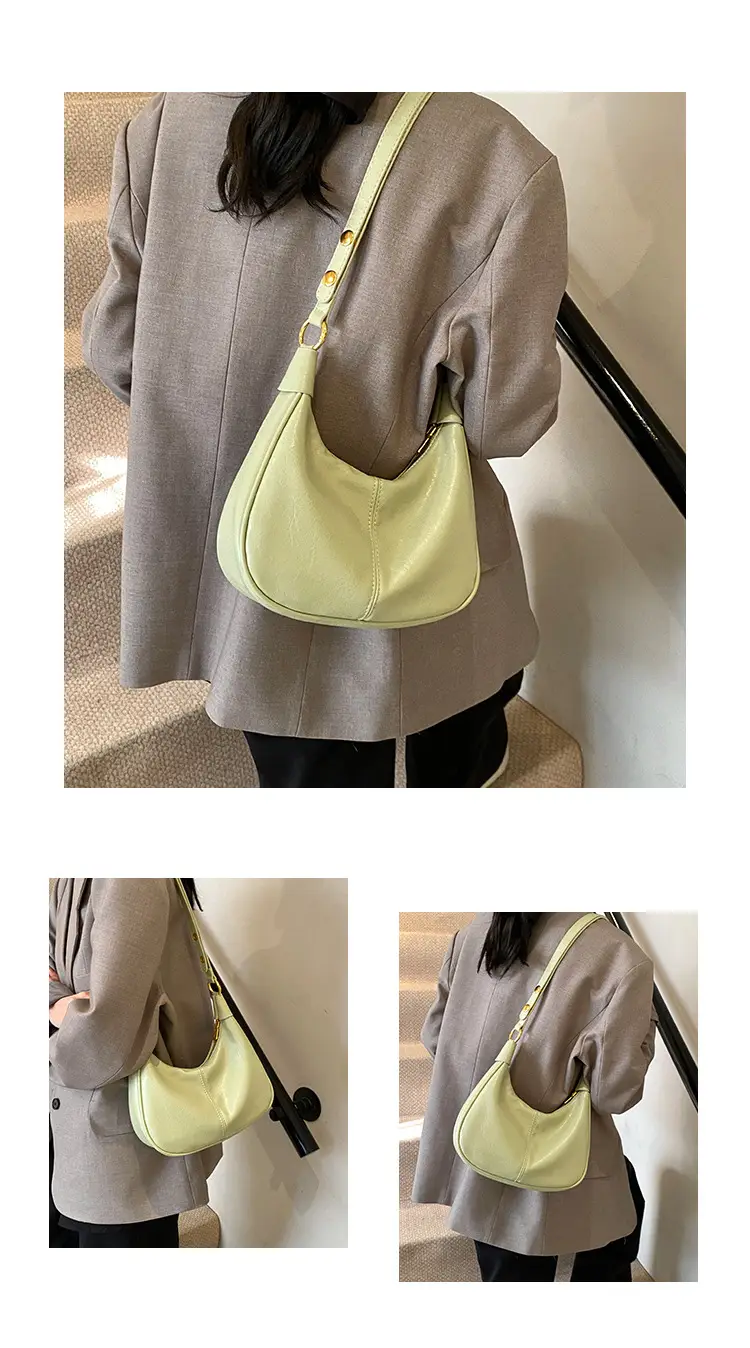 Women's White Leather Crossbody Bag 2024 New Style — feature 5