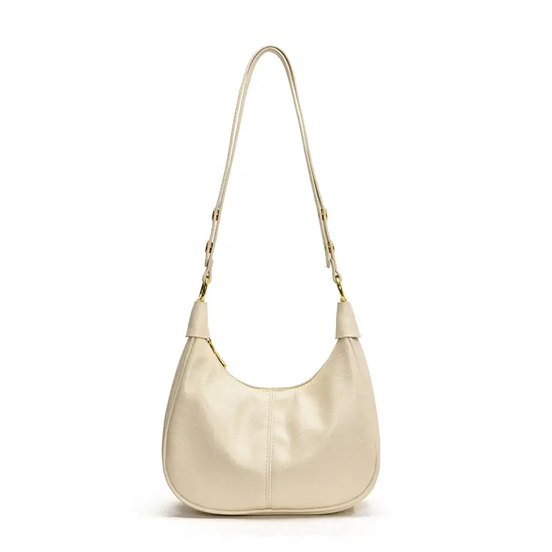 Women's White Leather Crossbody Bag 2024 New Style - Image 6